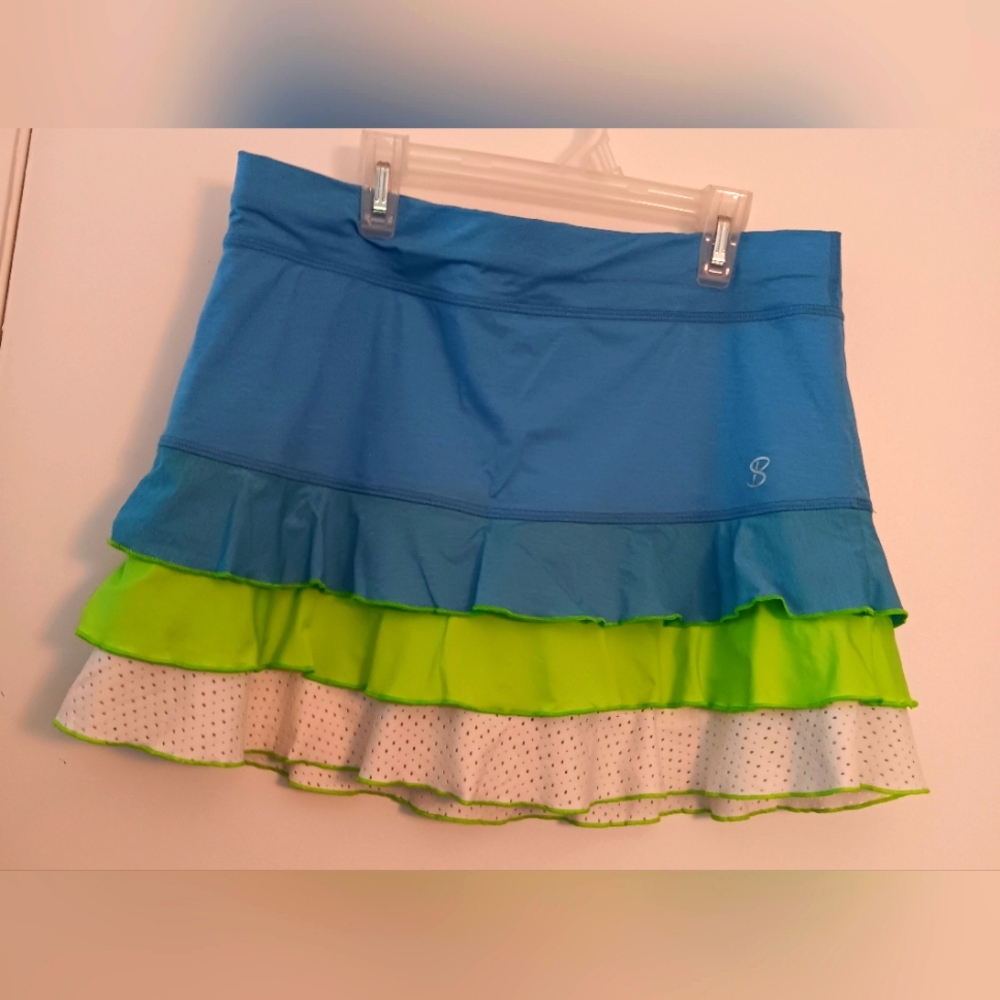 Softball Triumph Triple Ruffle Tennis Skirt Skort